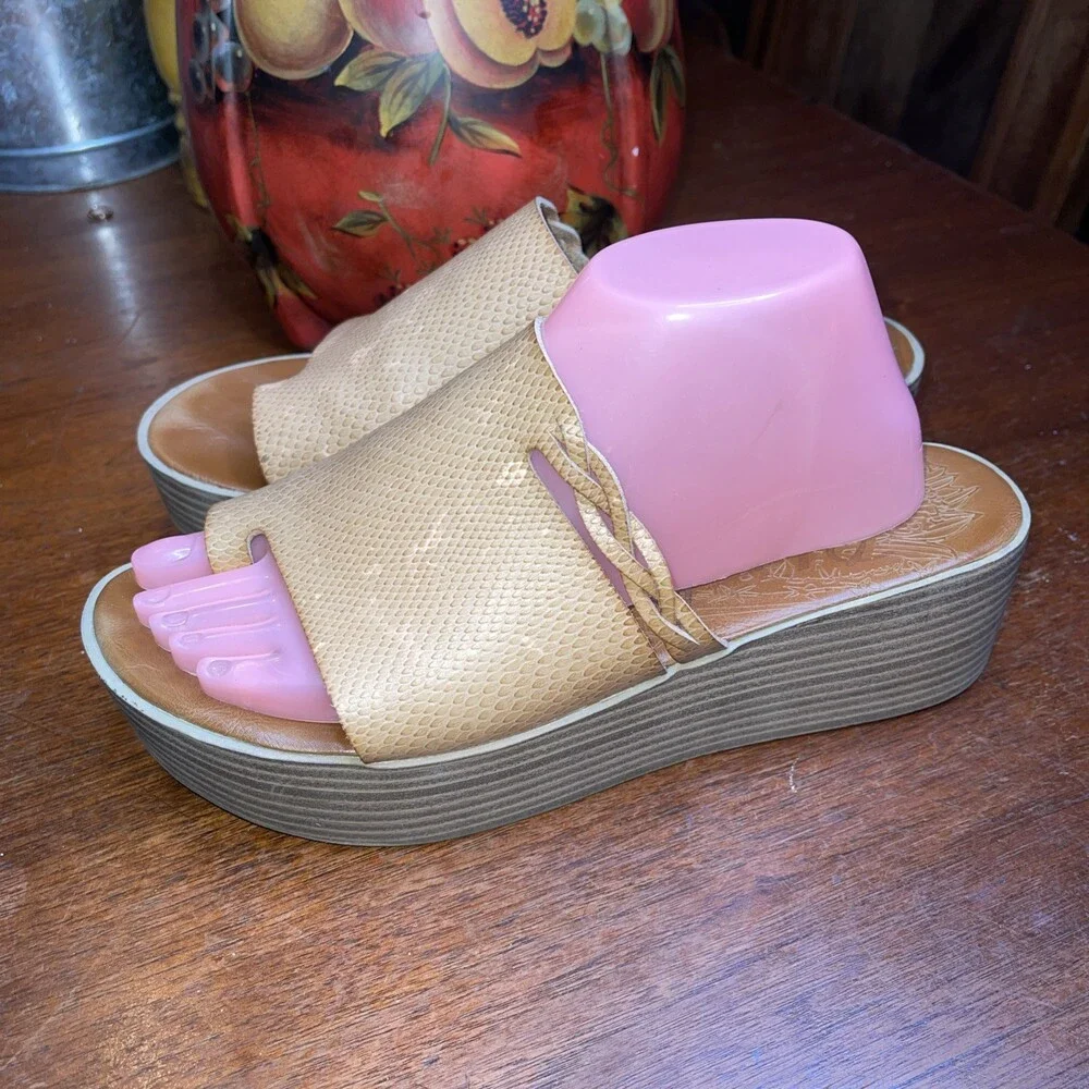 Blowfish Malibu Z7176* Leezi Brown Women's Shoe Size 10M Sandals